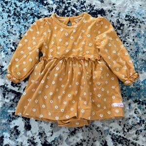 Ruffle Butts skirted romper dress